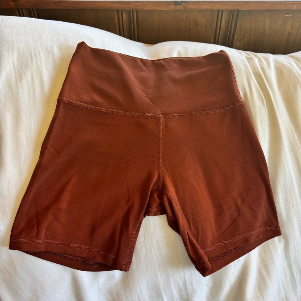 lululemon athletica Rust Bike Shorts